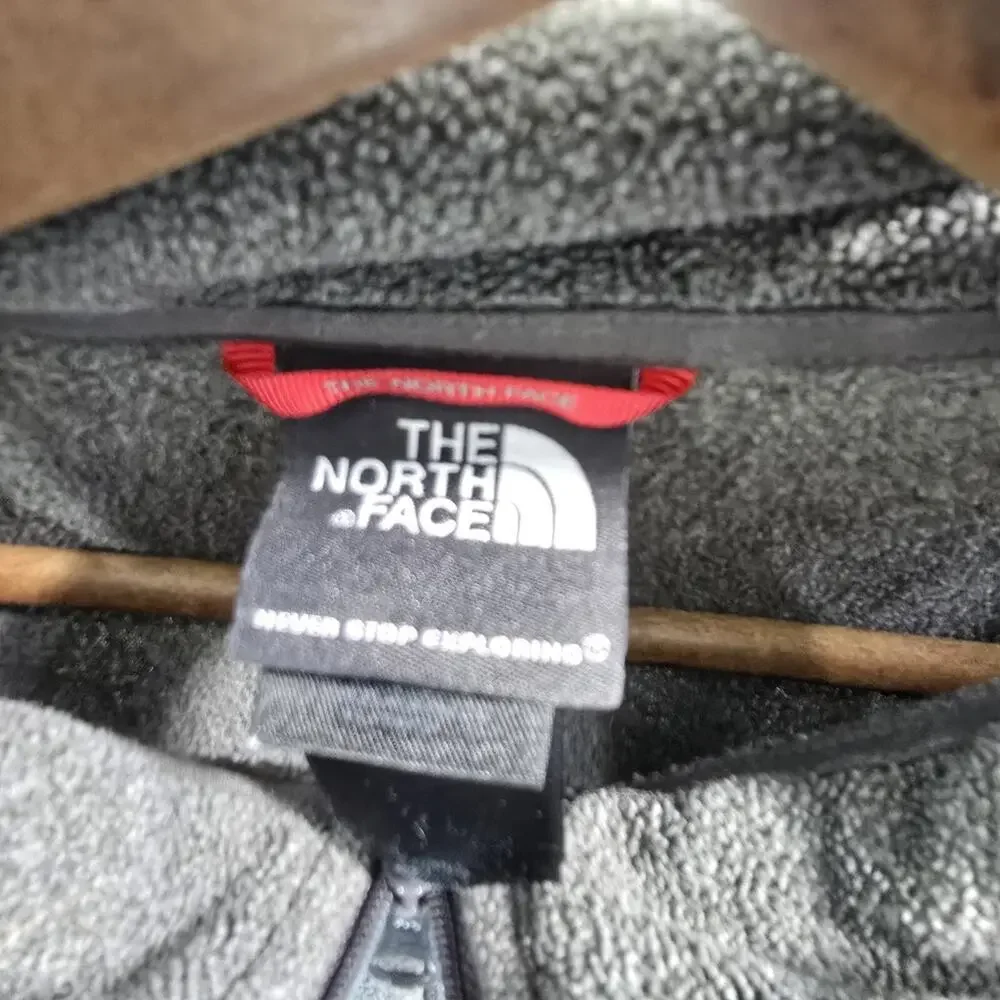 North Face Pullover Mens XXL Gray Quarter Zip Fleece Baylor Prep School